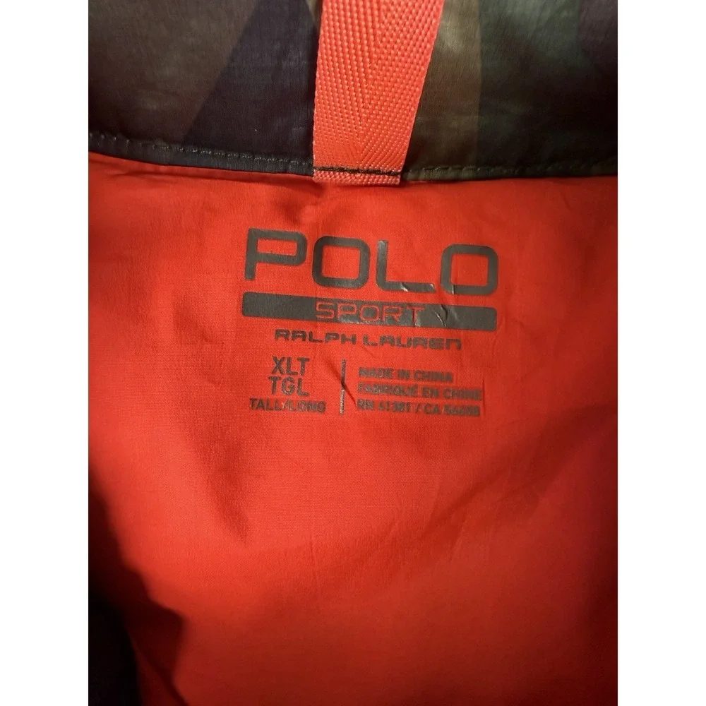 Polo Sport Ralph Lauren Men's Camouflage Duck Down Puffer Vest XLT Packable